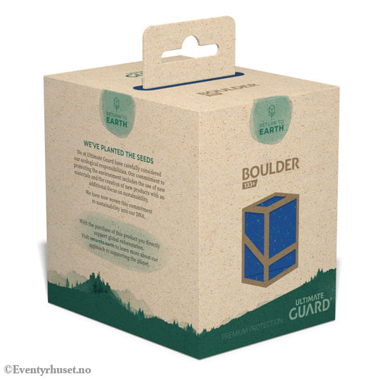 Ultimate Guard Return to Earth Boulder 133+ - Blue Storage & Protection