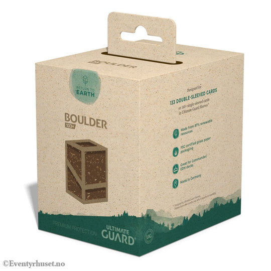 Ultimate Guard Return to Earth Boulder 133+ - Brown Storage & Protection
