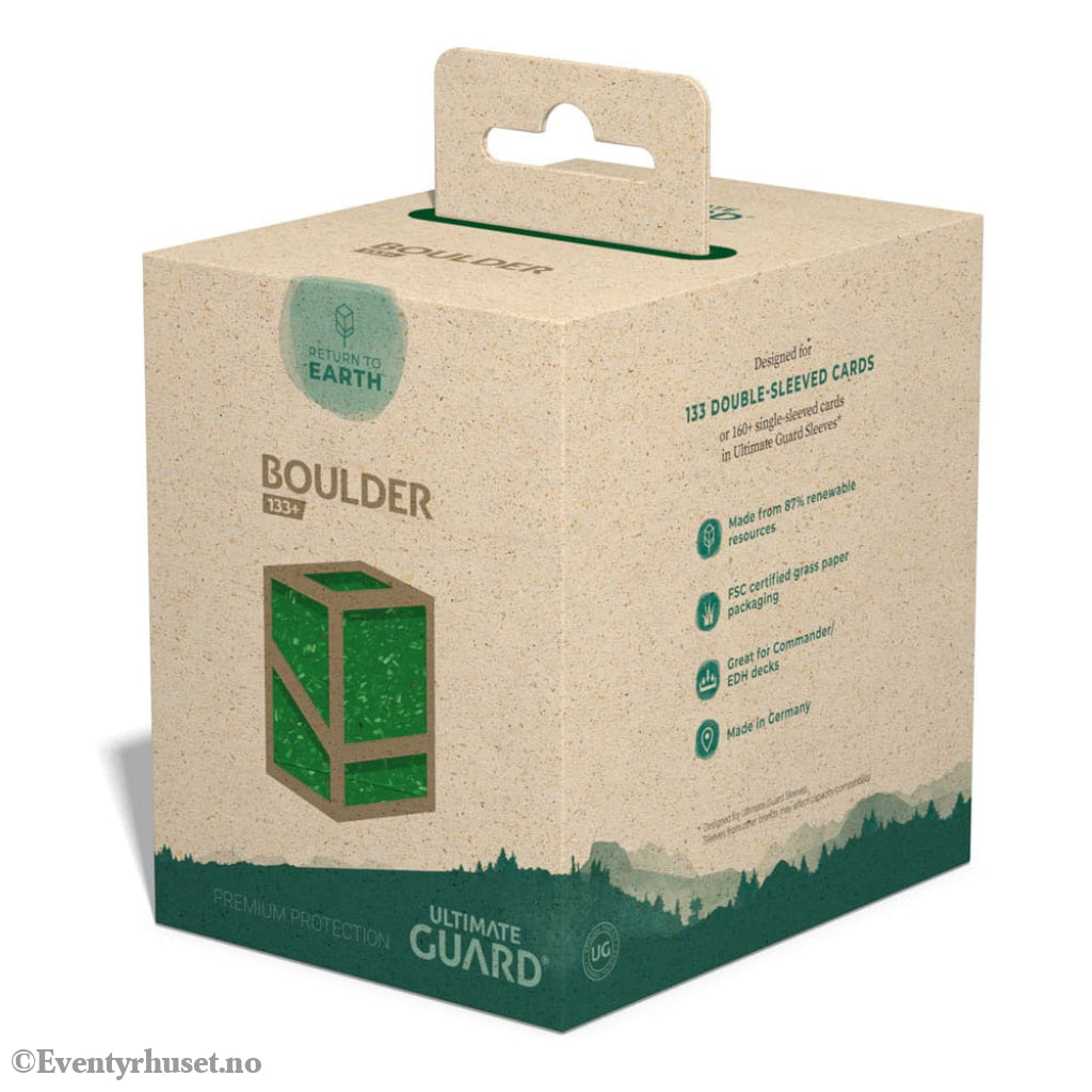 Ultimate Guard Return to Earth Boulder 133+ - Green Storage & Protection