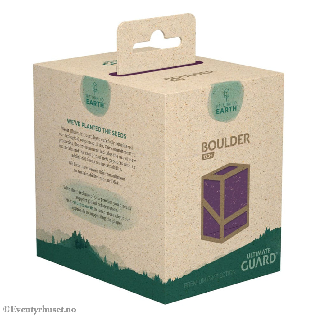 Ultimate Guard Return to Earth Boulder 133+ - Purple Storage & Protection