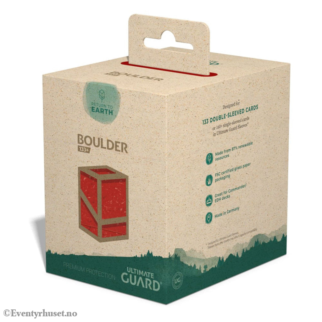 Ultimate Guard Return to Earth Boulder 133+ - Red Storage & Protection