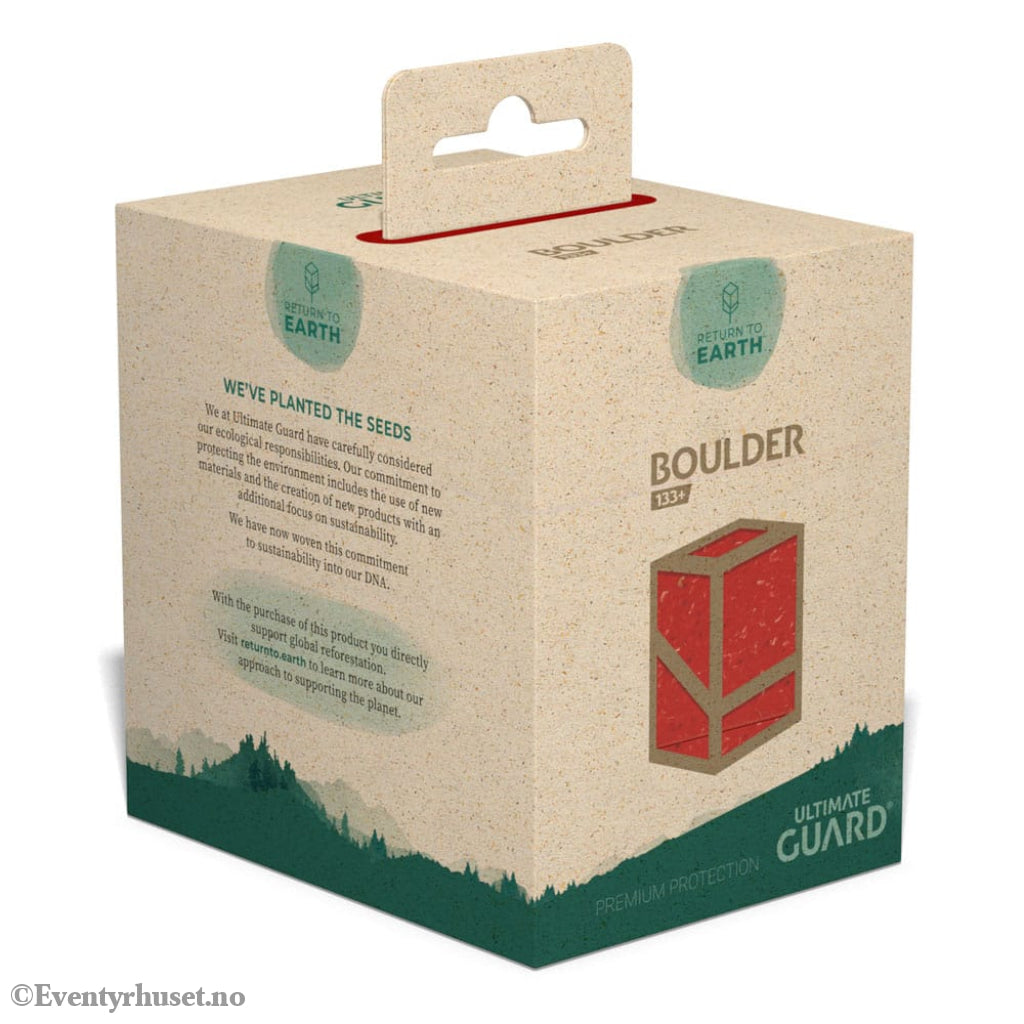 Ultimate Guard Return to Earth Boulder 133+ - Red Storage & Protection