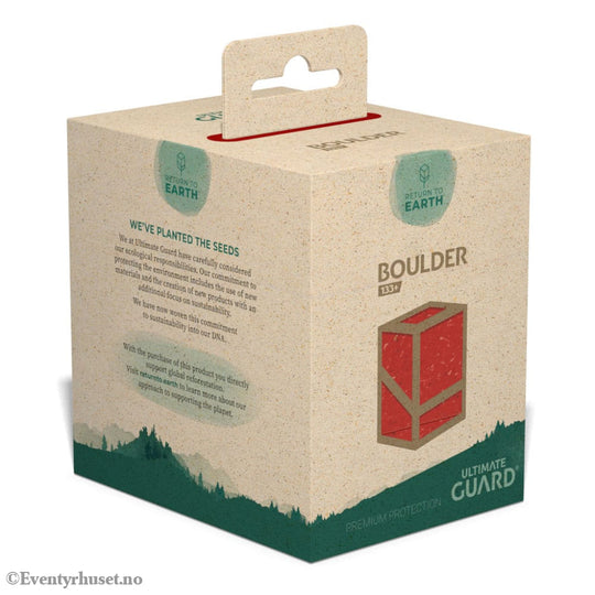 Ultimate Guard Return to Earth Boulder 133+ - Red Storage & Protection