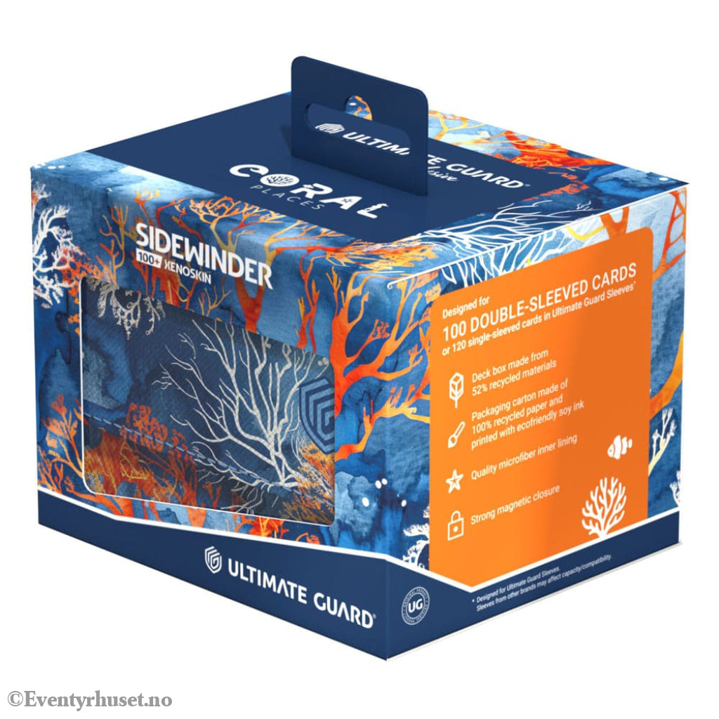 Ultimate Guard Sidewinder 100+ Xenoskin 2025 Exclusive ’Coral Places’ - Fiery Reef Storage & Protection