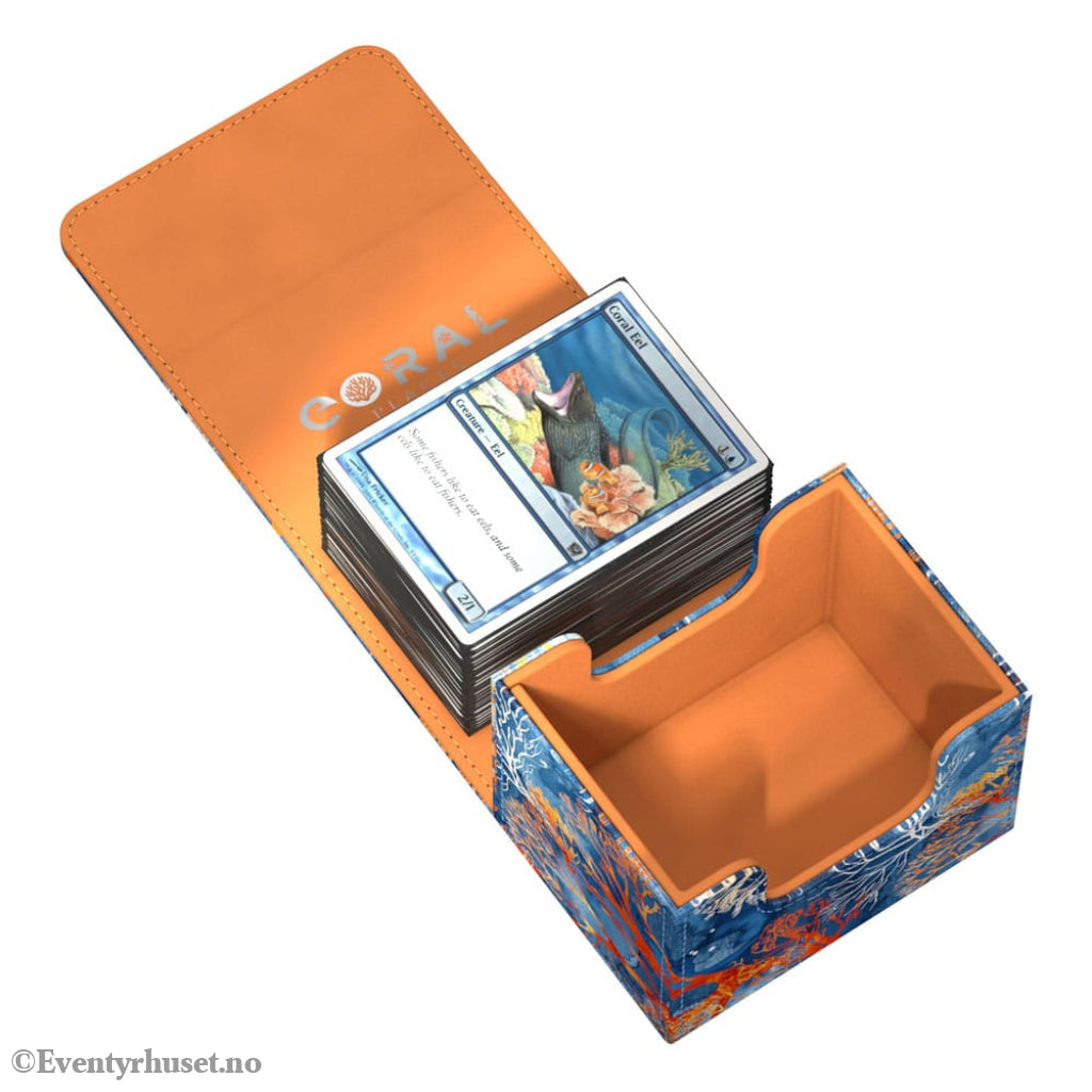 Ultimate Guard Sidewinder 100+ Xenoskin 2025 Exclusive ’Coral Places’ - Fiery Reef Storage & Protection