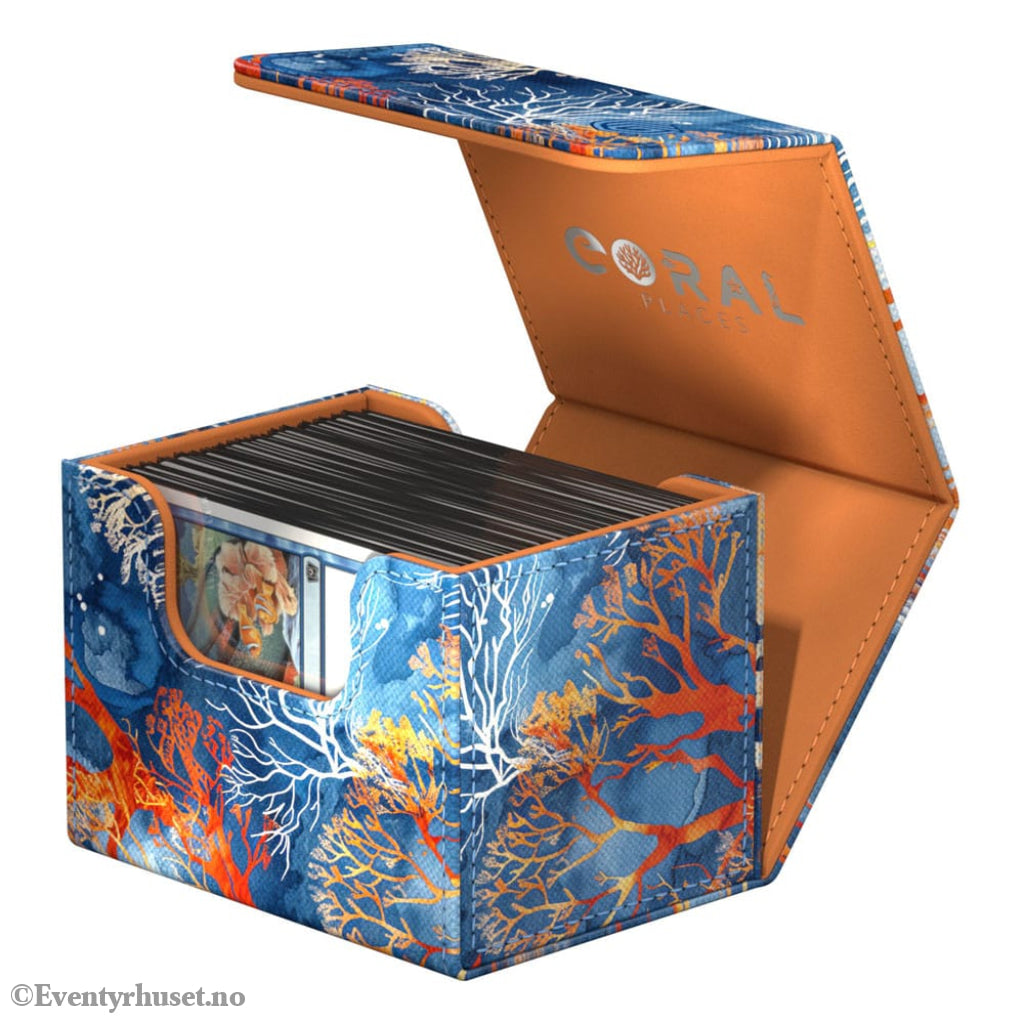 Ultimate Guard Sidewinder 100+ Xenoskin 2025 Exclusive ’Coral Places’ - Fiery Reef Storage & Protection