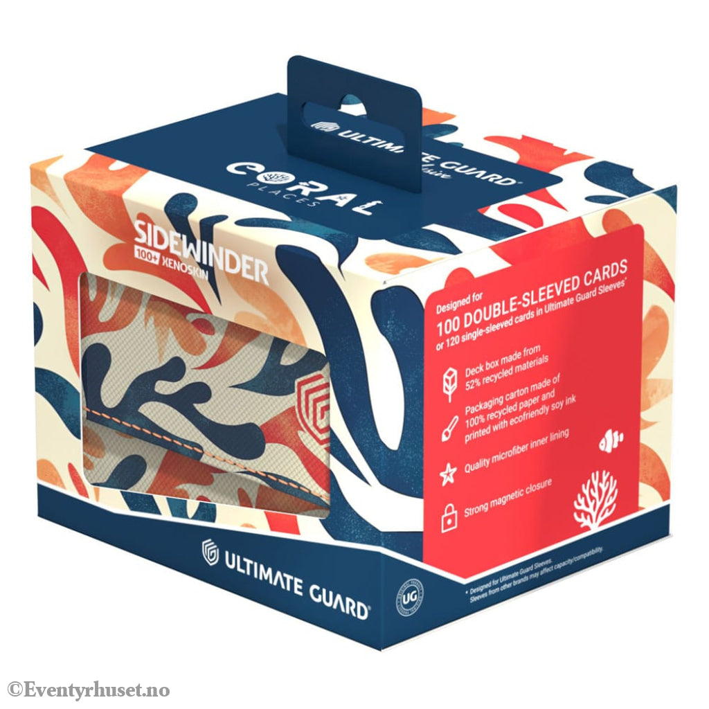 Ultimate Guard Sidewinder 100+ Xenoskin 2025 Exclusive ’Coral Places’ - Mellow Sea Storage & Protection