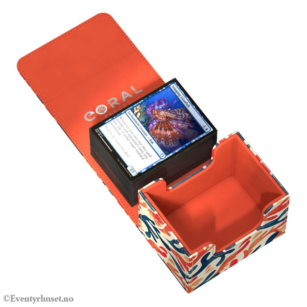 Ultimate Guard Sidewinder 100+ Xenoskin 2025 Exclusive ’Coral Places’ - Mellow Sea Storage & Protection
