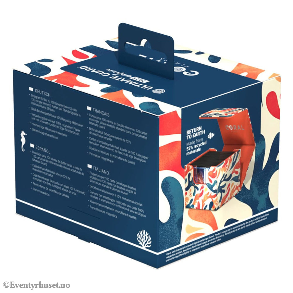 Ultimate Guard Sidewinder 100+ Xenoskin 2025 Exclusive ’Coral Places’ - Mellow Sea Storage & Protection
