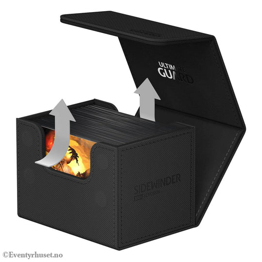 Ultimate Guard Sidewinder 100+ Xenoskin - Black Storage & Protection