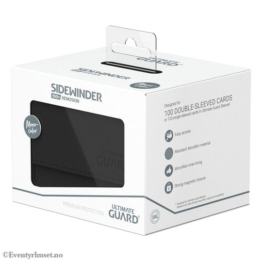 Ultimate Guard Sidewinder 100+ Xenoskin - Black Storage & Protection