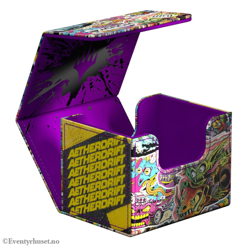 Ultimate Guard Sidewinder 100+ Xenoskin Magic: The Gathering ’Aetherdrift’ - Revved-Up Racers Storage & Protection