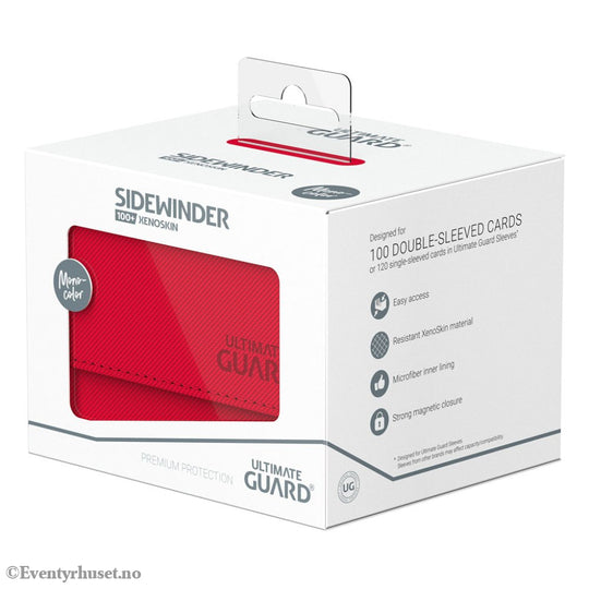 Ultimate Guard Sidewinder 100+ Xenoskin - Red Storage & Protection