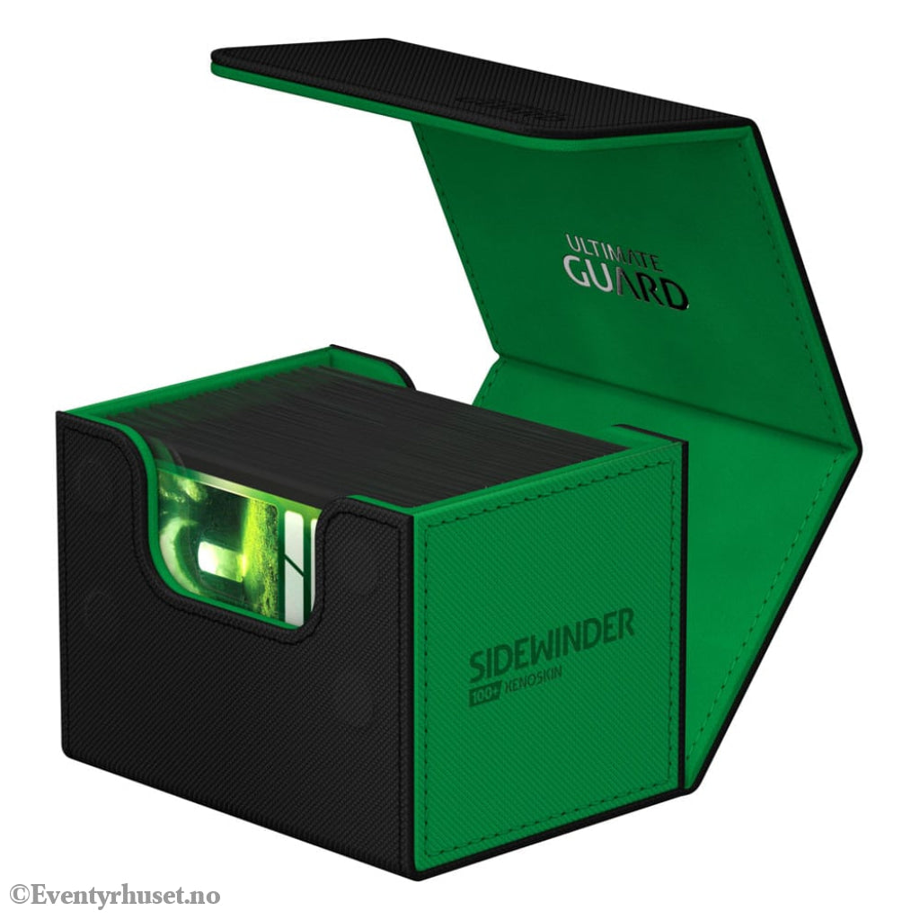 Ultimate Guard Sidewinder 100+ Xenoskin Synergy - Black/Green Storage & Protection
