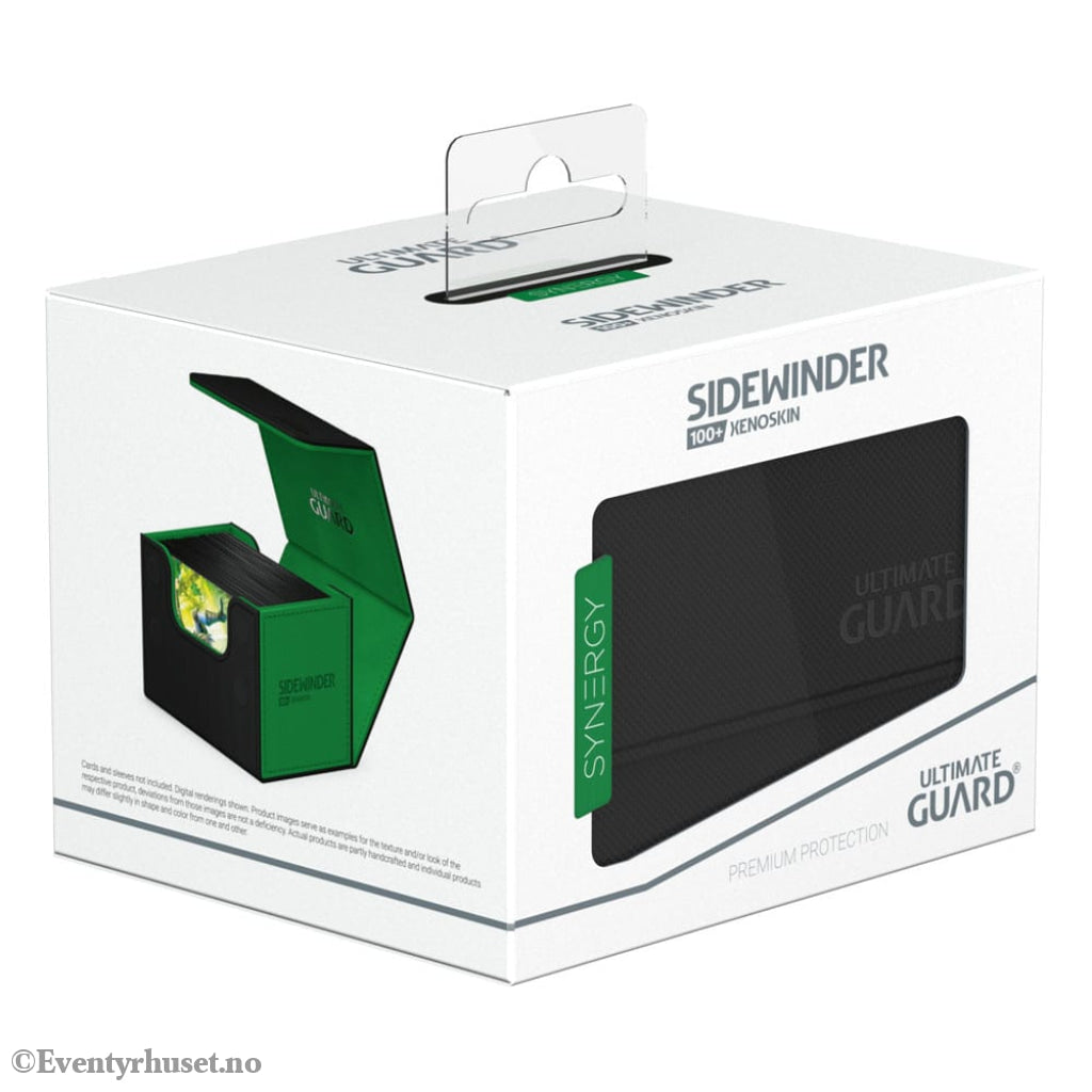 Ultimate Guard Sidewinder 100+ Xenoskin Synergy - Black/Green Storage & Protection