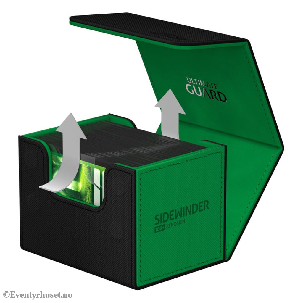 Ultimate Guard Sidewinder 100+ Xenoskin Synergy - Black/Green Storage & Protection