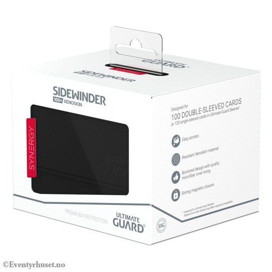 Ultimate Guard Sidewinder 100+ Xenoskin Synergy - Black/Red Storage & Protection