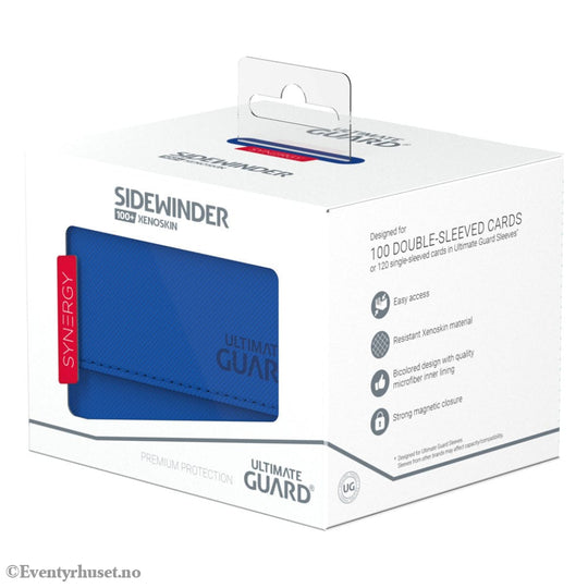 Ultimate Guard Sidewinder 100+ Xenoskin Synergy - Blue/Red Storage & Protection