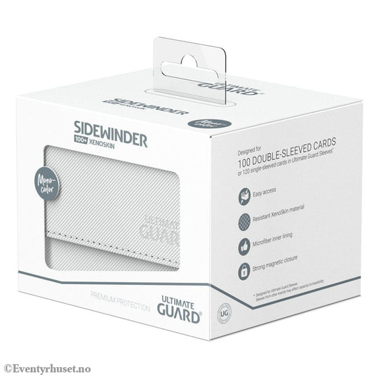 Ultimate Guard Sidewinder 100+ Xenoskin - White Storage & Protection