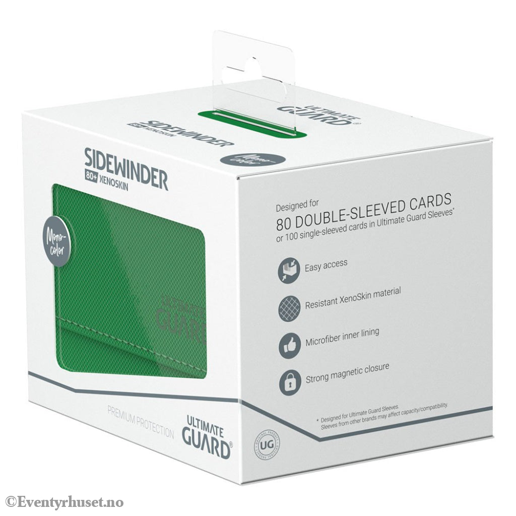 Ultimate Guard Sidewinder 80+ Xenoskin - Green Storage & Protection