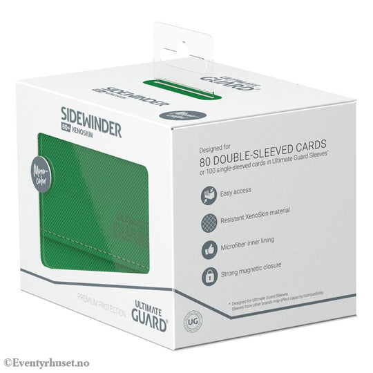 Ultimate Guard Sidewinder 80+ Xenoskin - Green Storage & Protection