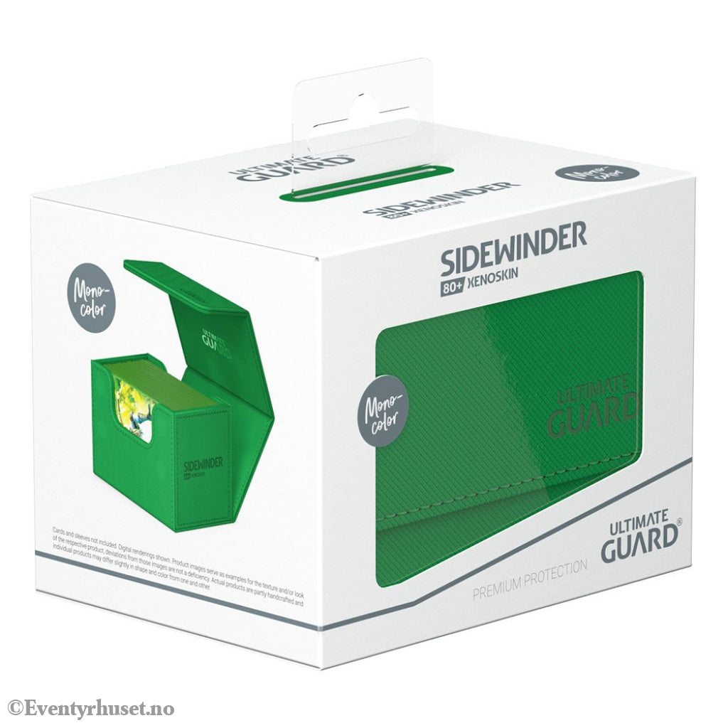 Ultimate Guard Sidewinder 80+ Xenoskin - Green Storage & Protection
