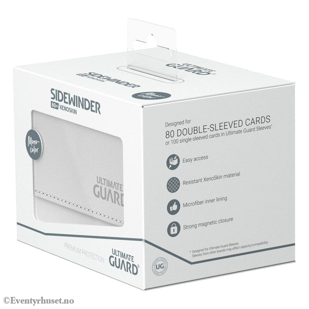 Ultimate Guard Sidewinder 80+ Xenoskin - White Storage & Protection