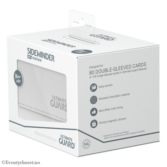 Ultimate Guard Sidewinder 80+ Xenoskin - White Storage & Protection