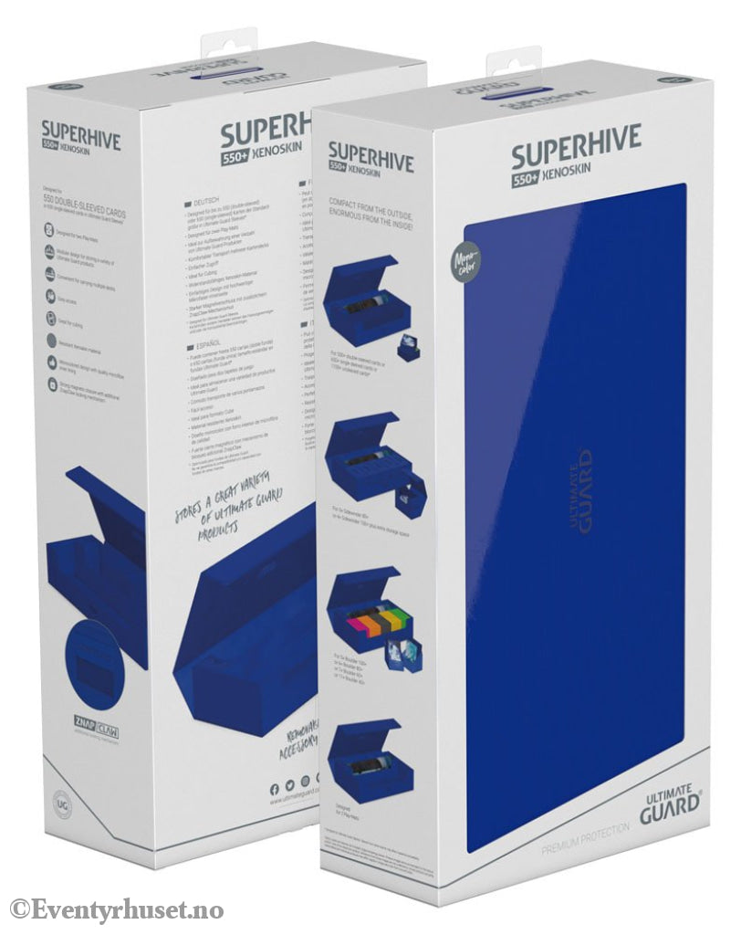 Ultimate Guard Superhive 550+ Xenoskin - Blue Storage & Protection