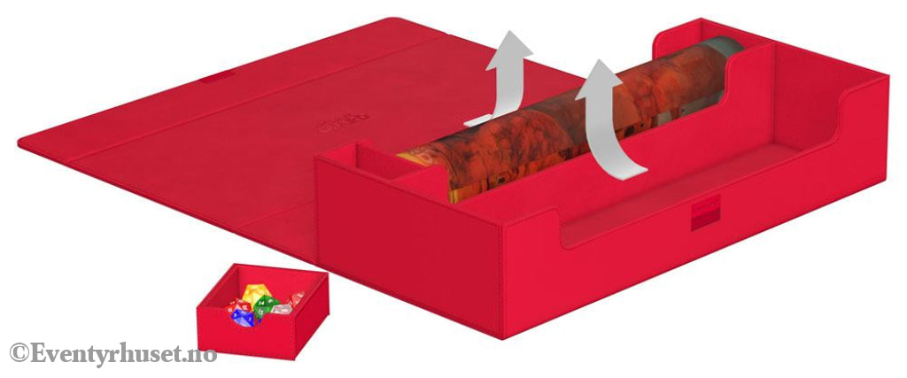 Ultimate Guard Superhive 550+ Xenoskin - Red Storage & Protection