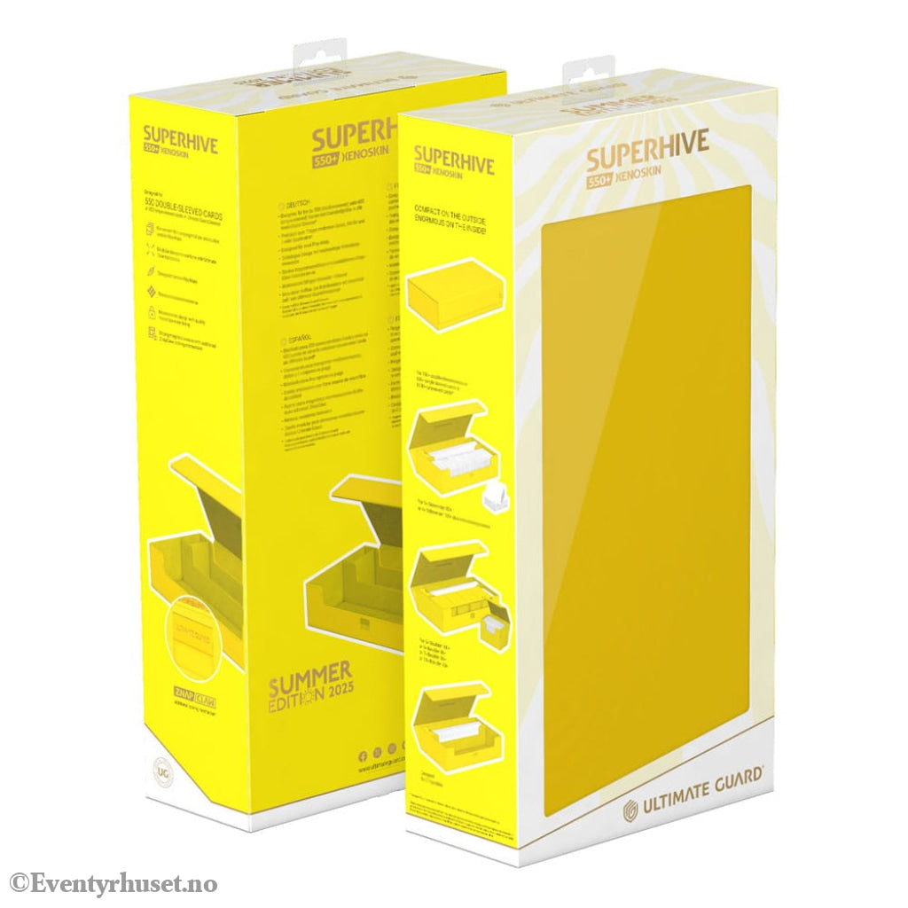 Ultimate Guard Superhive 550+ Xenoskin ’Summer Edition 2025’’ - Dandelion Storage & Protection