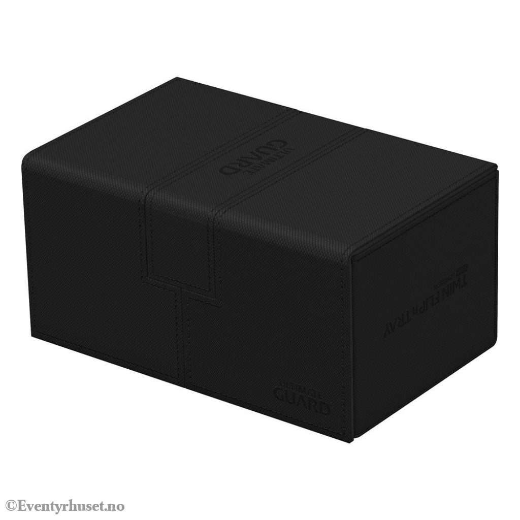 Ultimate Guard Twin Flip’n’Tray 160+ Xenoskin - Black Storage & Protection