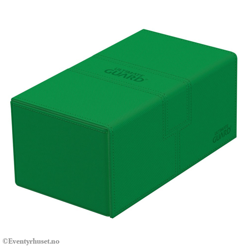 Ultimate Guard Twin Flip’n’Tray 200+ Xenoskin - Green Storage & Protection
