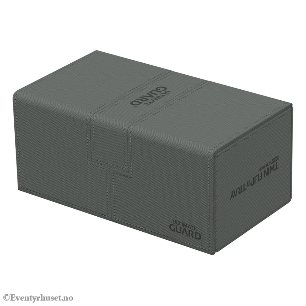 Ultimate Guard Twin Flip’n’Tray 200+ Xenoskin - Grey Storage & Protection
