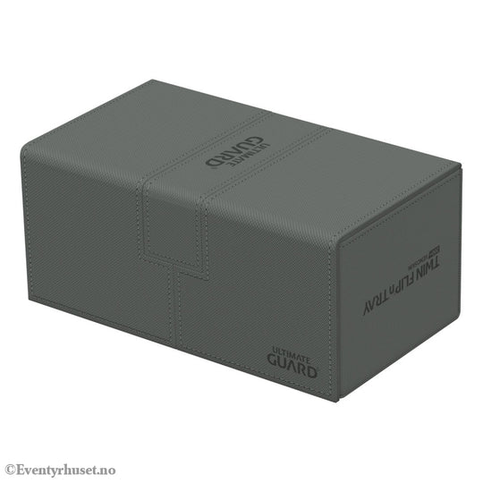 Ultimate Guard Twin Flip’n’Tray 200+ Xenoskin - Grey Storage & Protection