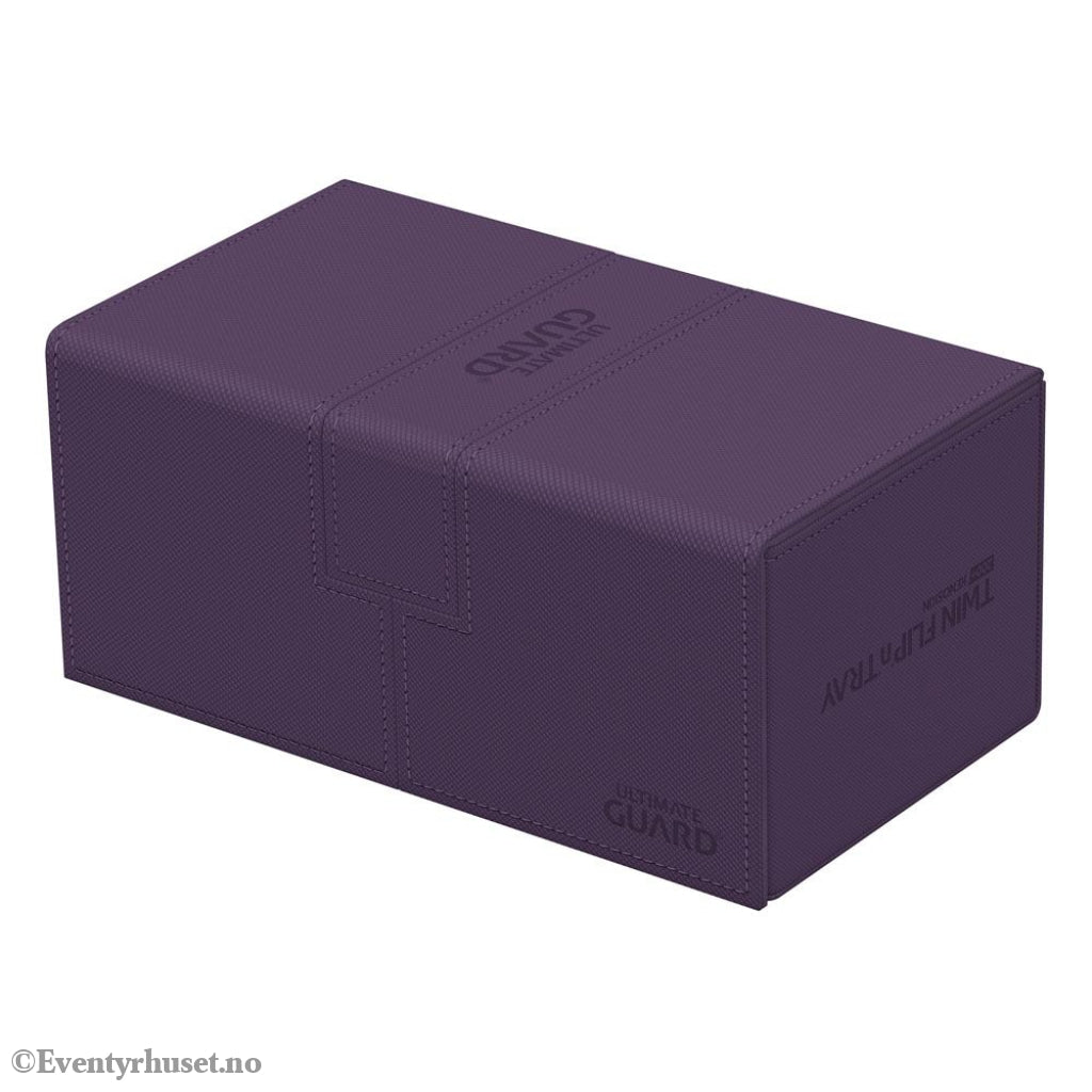 Ultimate Guard Twin Flip’n’Tray 200+ Xenoskin - Purple Storage & Protection