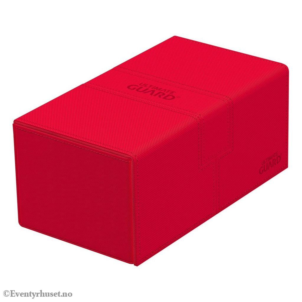 Ultimate Guard Twin Flip’n’Tray 200+ Xenoskin - Red Storage & Protection