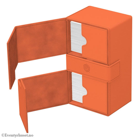 Ultimate Guard Twin Flip’n’Tray 200+ Xenoskin ’Summer Edition 2025’’ - Peach Storage & Protection