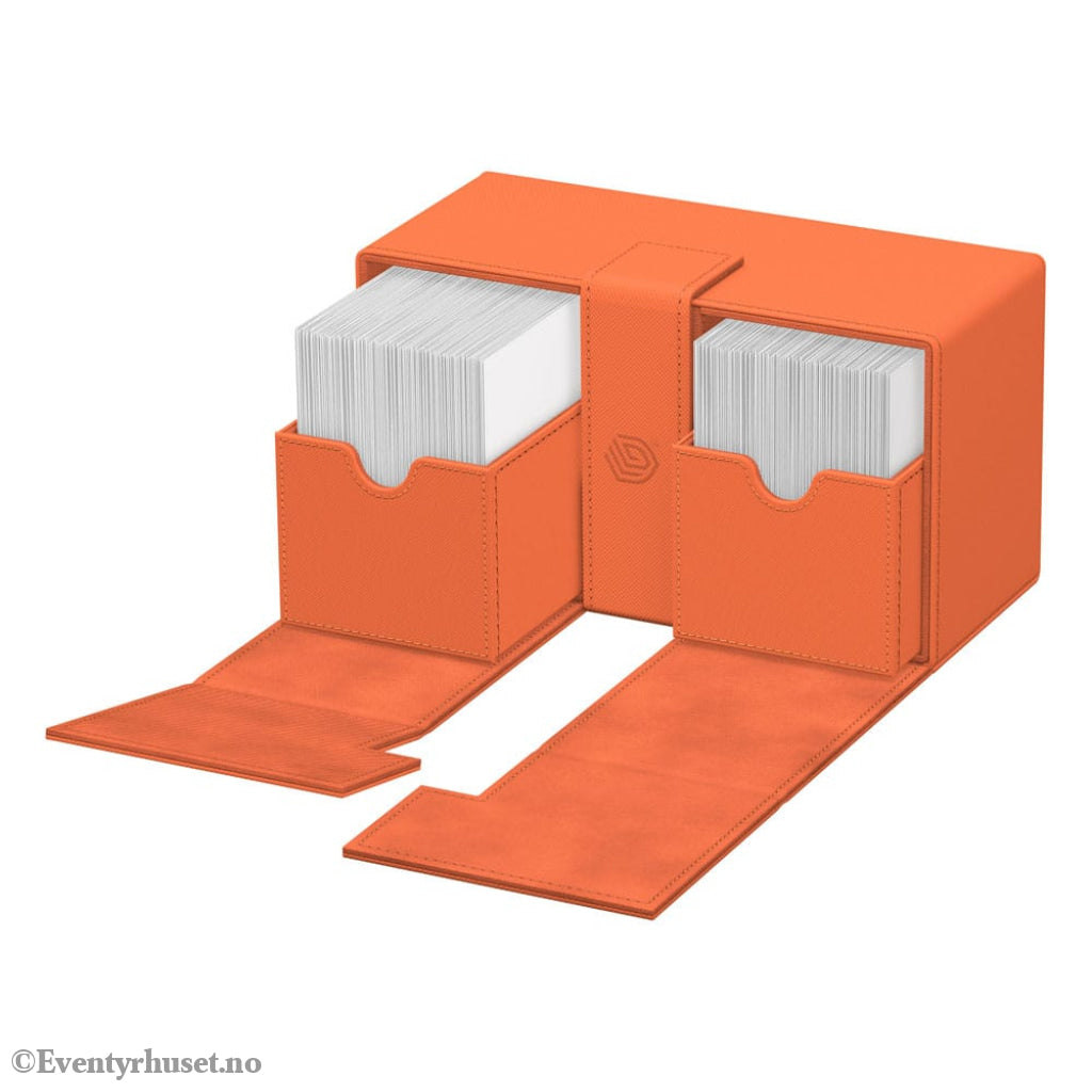 Ultimate Guard Twin Flip’n’Tray 200+ Xenoskin ’Summer Edition 2025’’ - Peach Storage & Protection