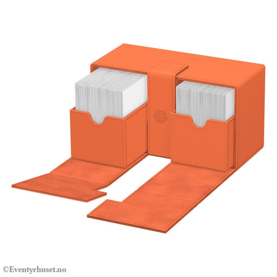 Ultimate Guard Twin Flip’n’Tray 200+ Xenoskin ’Summer Edition 2025’’ - Peach Storage & Protection
