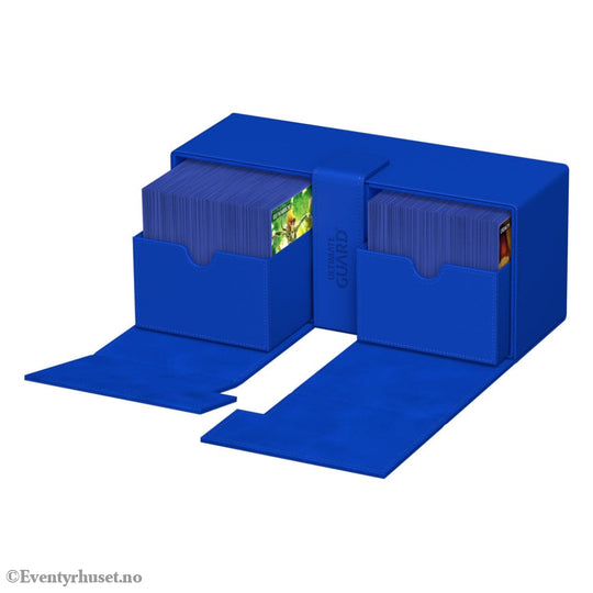 Ultimate Guard Twin Flip’n’Tray 266+ Xenoskin - Blue Storage & Protection