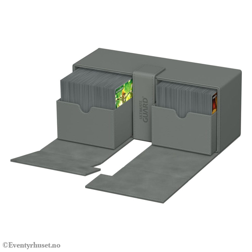 Ultimate Guard Twin Flip’n’Tray 266+ Xenoskin - Grey Storage & Protection