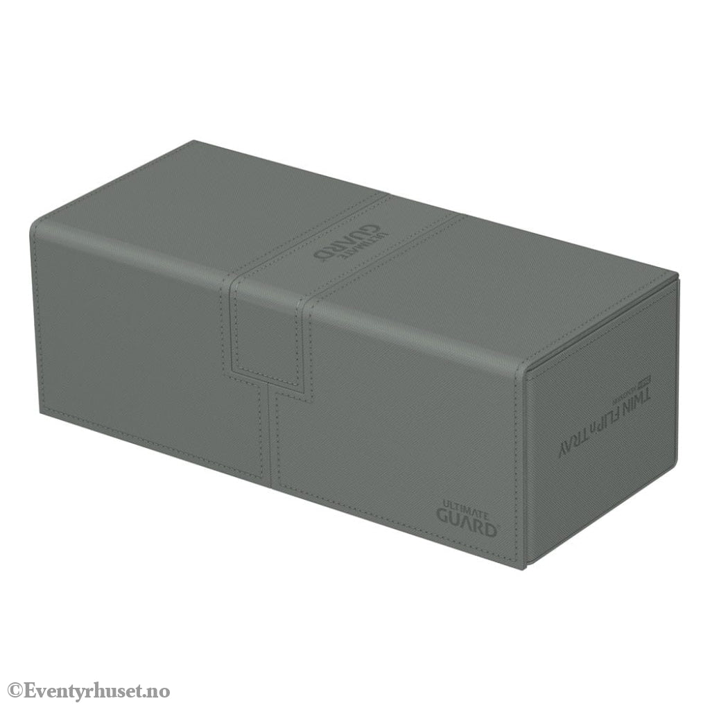 Ultimate Guard Twin Flip’n’Tray 266+ Xenoskin - Grey Storage & Protection