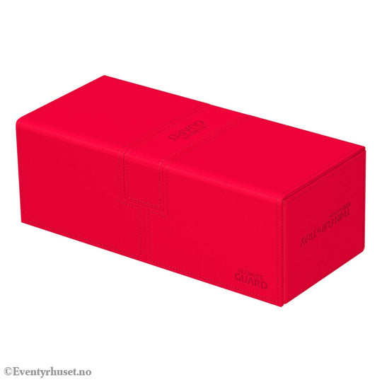 Ultimate Guard Twin Flip’n’Tray 266+ Xenoskin - Red Storage & Protection
