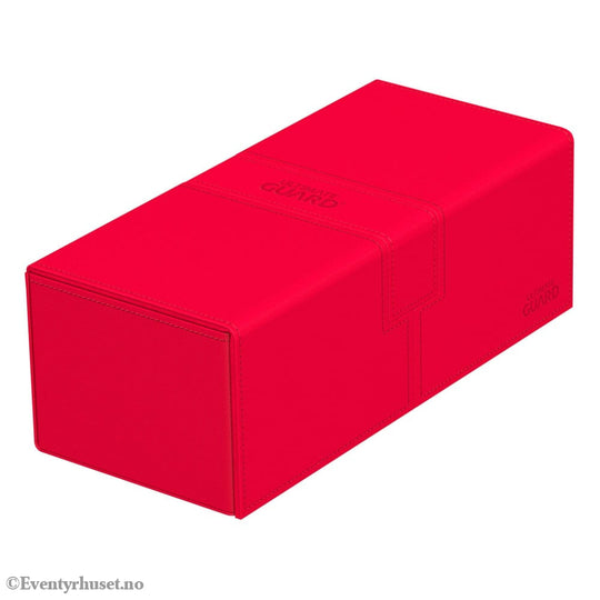 Ultimate Guard Twin Flip’n’Tray 266+ Xenoskin - Red Storage & Protection