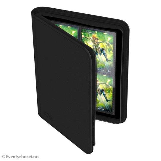 Ultimate Guard Zipfolio 160 8-Pocket Xenoskin - Black Storage & Protection