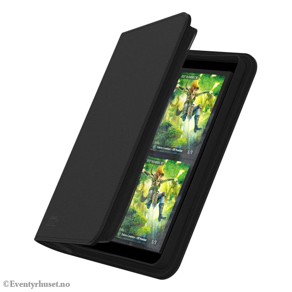 Ultimate Guard Zipfolio 160 8-Pocket Xenoskin - Black Storage & Protection