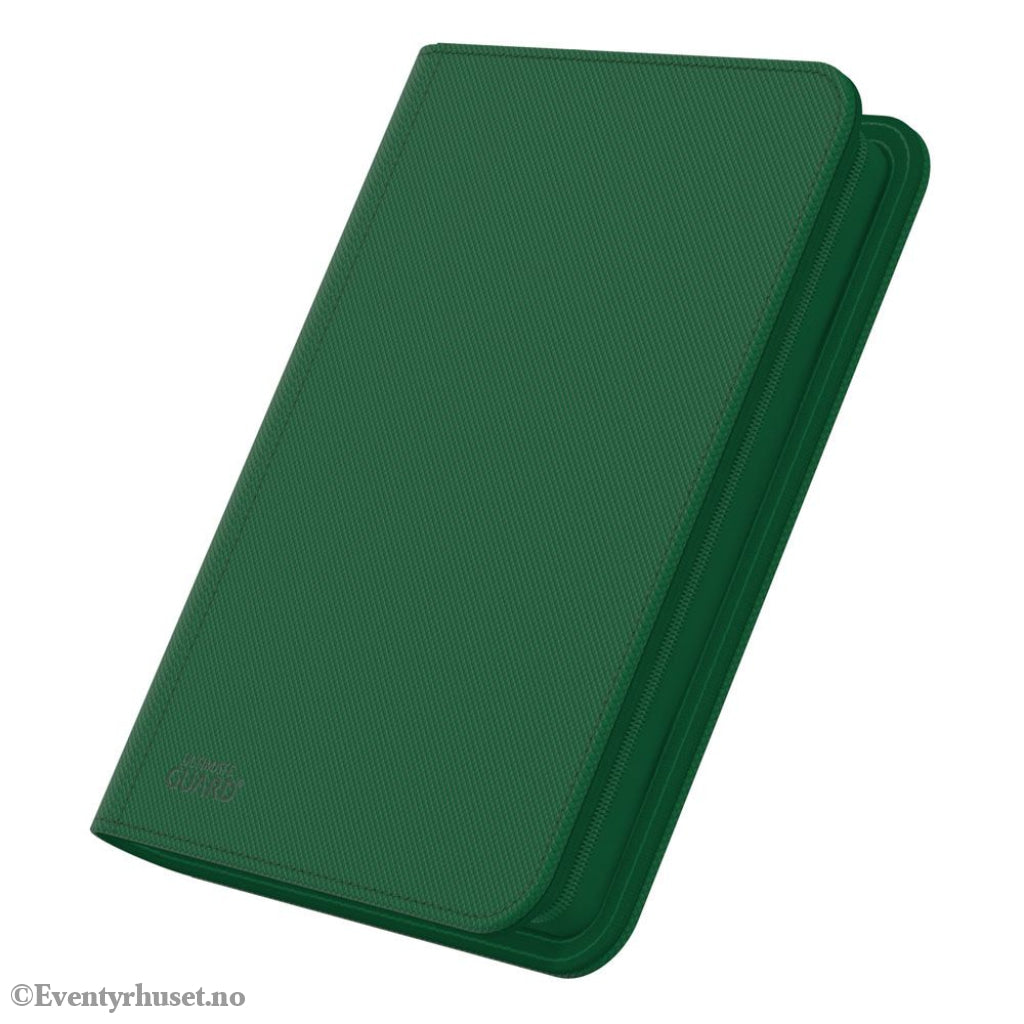 Ultimate Guard Zipfolio 160 8-Pocket Xenoskin - Green Storage & Protection