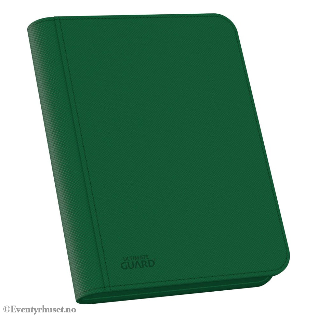Ultimate Guard Zipfolio 160 8-Pocket Xenoskin - Green Storage & Protection