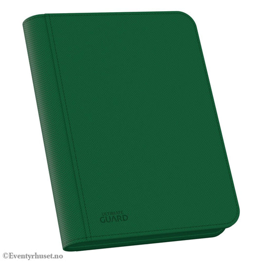Ultimate Guard Zipfolio 160 8-Pocket Xenoskin - Green Storage & Protection